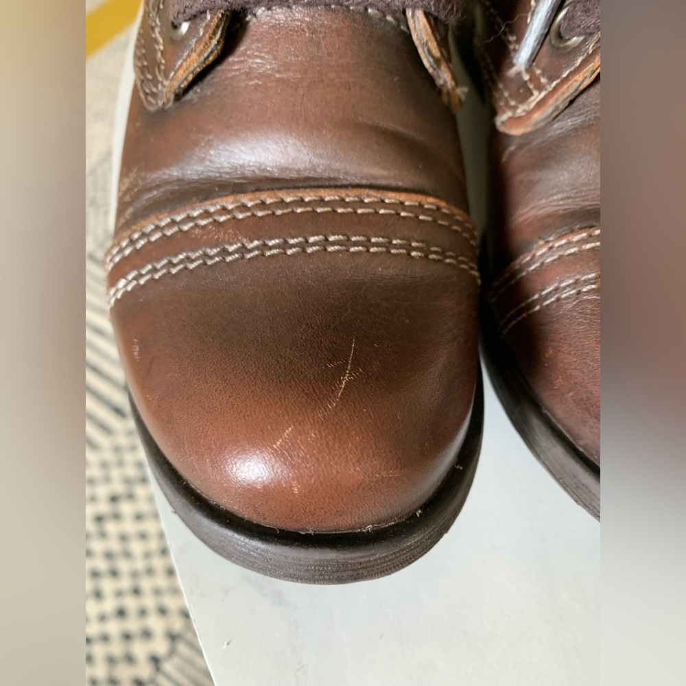 Steve Madden Brown Troopa Combat Boot Size 5.5 - image 4